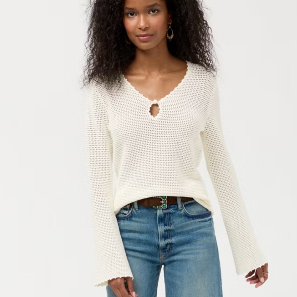 NWT Johnny Was Keyhole Pullover Sweater 🤍